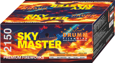 SKY MASTER - 150 SCHUSS Verbundfeuerwerk -