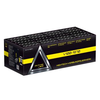 Delta Fire V100-1870, 100 Schuss, Verbundfeuerwerk