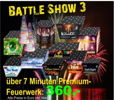 Battle Show 3- Komplettfeuerwerk über 7 Minuten